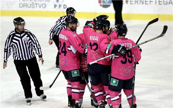 26. kolo KHL hokejaške lige: Medveščak - Amur