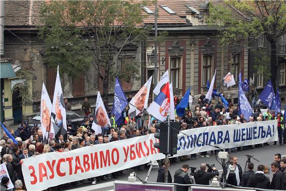 Beograd: Radikali traže oslobađanje Šešelja