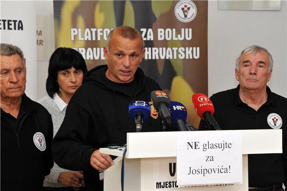 Konferencija za medije Stožera za obranu hrvatskog Vukovara 