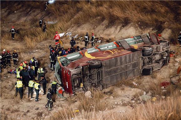 SPAIN BUS ACCIDENT