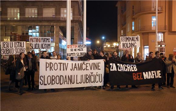 Javno okupljanje pod nazivom 'Protiv jamčevine Slobodanu Ljubičiću'