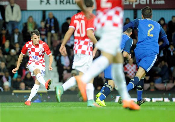 BRITAIN SOCCER INTERNATIONAL FRIENDLY