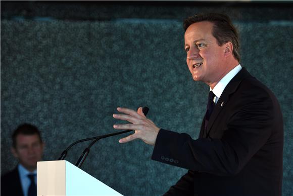 AUSTRALIA UK PM DAVID CAMERON VISIT