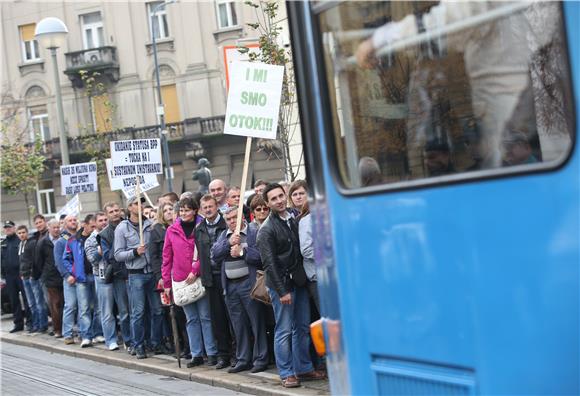 Prosvjed Gorana u Zagrebu