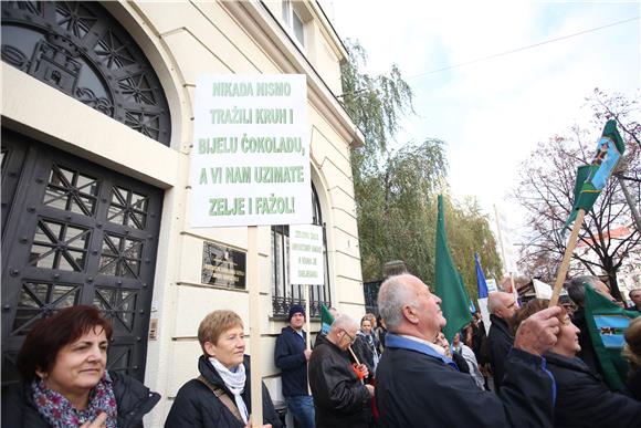 Prosvjed Gorana u Zagrebu