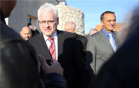 Predsjednik Josipović posjetio Škabrnju