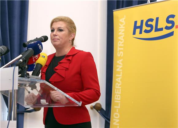 Kolinda Grabar Kitarović se predstavila članovima Središnjeg vijeća i Predsjedništva HSLS-a 