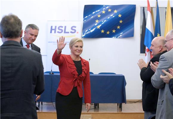 Kolinda Grabar Kitarović se predstavila članovima Središnjeg vijeća i Predsjedništva HSLS-a 