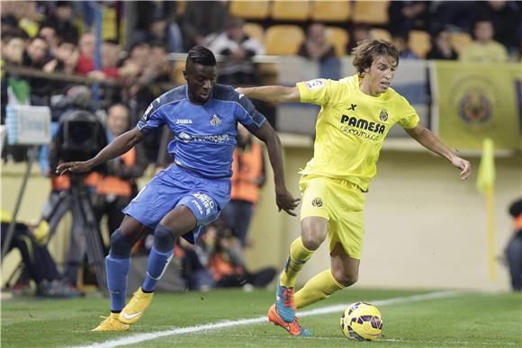 Villareal - Getafe 2-1, asistencija Sammira