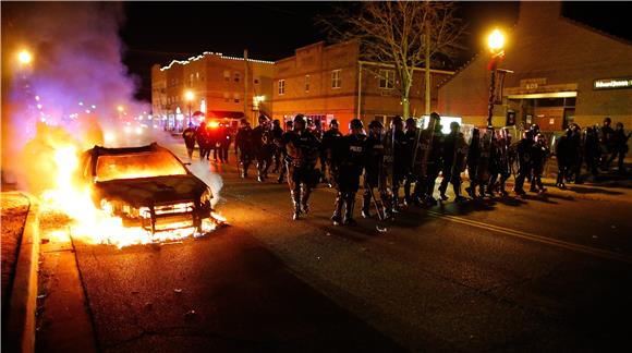 USA FERGUSON BROWN SHOOTING PROTEST