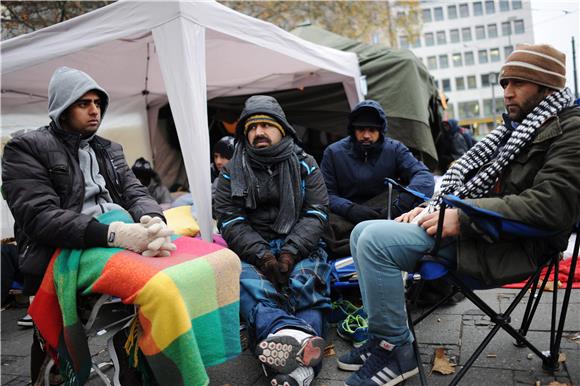 GERMANY REFUGEES HUNGER STRIKE