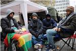 GERMANY REFUGEES HUNGER STRIKE