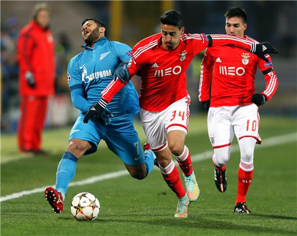 Liga prvaka: Zenit - Benfica 1-0