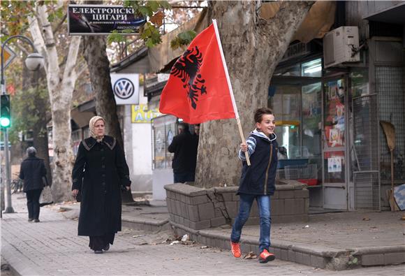 FYROM DAY OF ALBANIAN FLAG