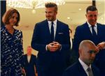 David Beckham i sin neozlijeđeni u sudaru