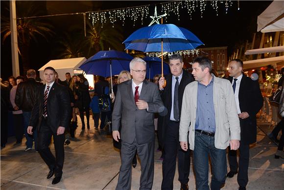 Predsjenik Josipović u Splitu 2.12.2014