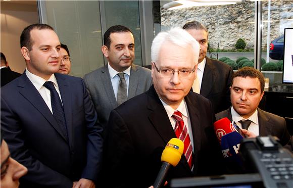 Predsjednik Josipović se sastao s predstavnicima turske Dogus grupe