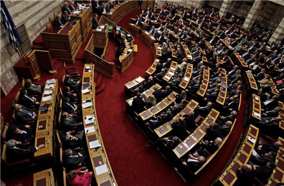 GREECE PARLIAMENT BUDGET 2015