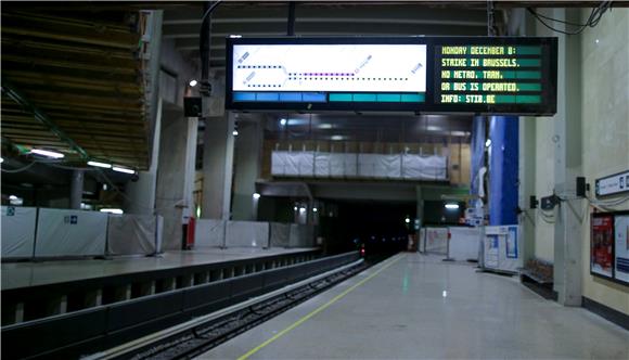 BELGIUM BRUSSELS TRANSPORT STRIKE 