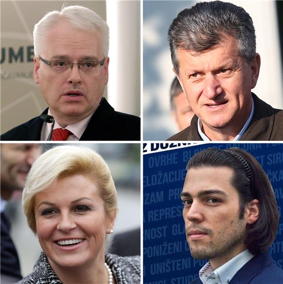 Four candidates to run for President of Croatia