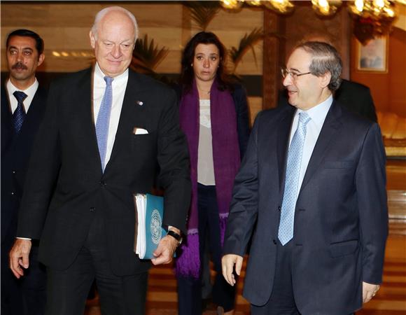 SYRIA CONFLICTS ENVOY MISTURA