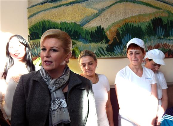 Kolinda Grabar Kitarović posjetila Krapinu