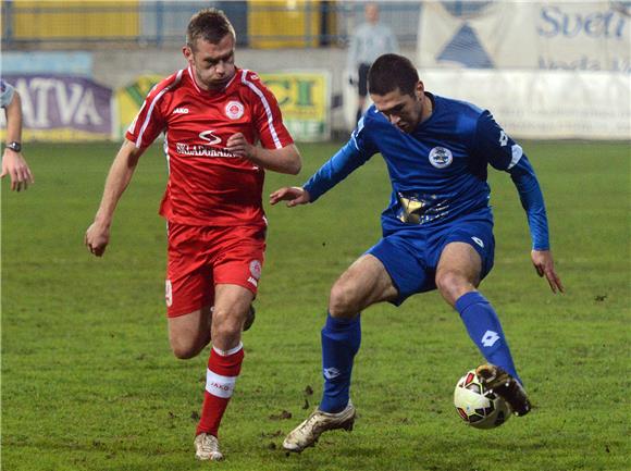 HNL: Zadar - Split 0-0 (poluvrijeme) 12.12.2014.