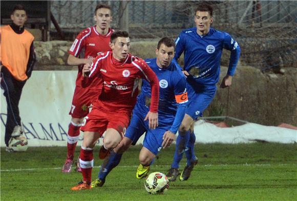 HNL: Zadar - Split 0-0 (poluvrijeme) 12.12.2014.