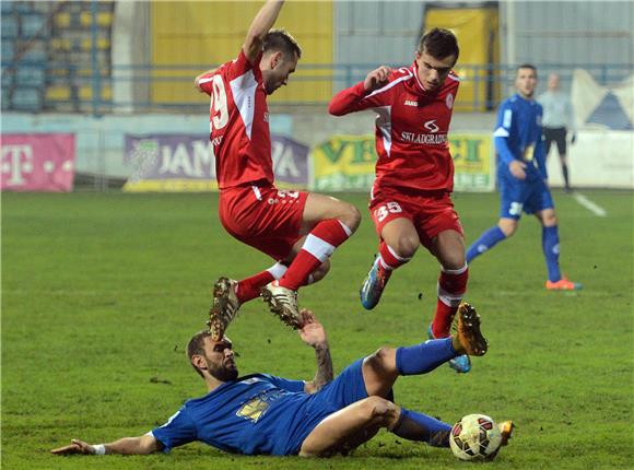 HNL: Zadar - Split 0-0 (poluvrijeme) 12.12.2014.