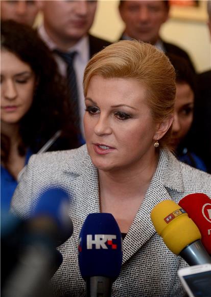 KAMPANJA Kolinda Grabar Kitarović na izvanrednom saboru HSP AS-a