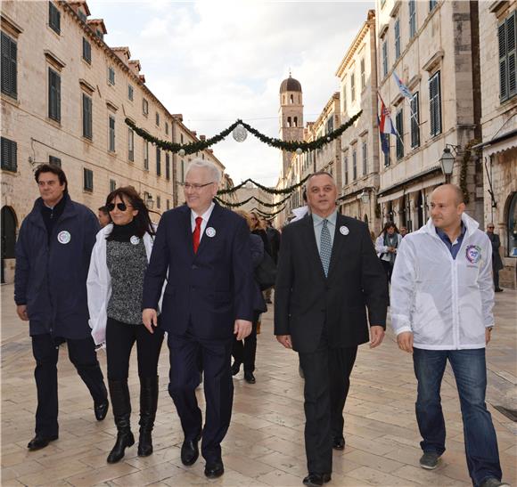 KAMPANJA Ivo Josipović posjetio Dubrovnik