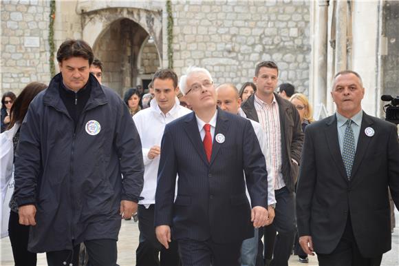 KAMPANJA Ivo Josipović posjetio Dubrovnik