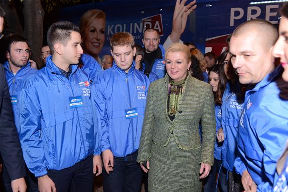 KAMPANJA Središnji predizborni skup Kolinde Grabar-Kitarović