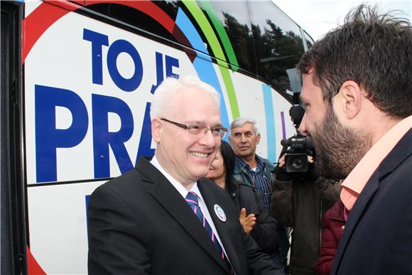 Ivo Josipović u Pločama