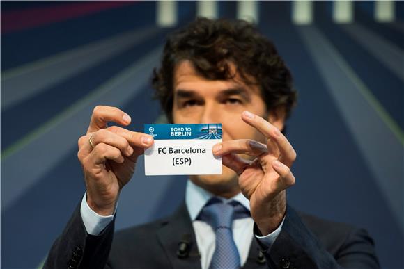 SWITZERLAND SOCCER UEFA DRAW 