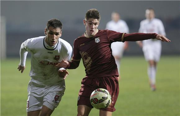 Prva HNL: Zagreb - Rijeka 1-1 (poluvrijeme) 15.12.2014.