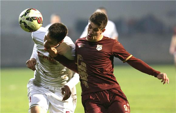 Prva HNL: Zagreb - Rijeka 1-1 (poluvrijeme) 15.12.2014.