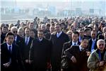 Bridge across Danube in Belgrade inaugurated by Serbian and Chinese premiers