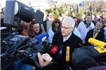 Ivo Josipović se družio s građanima na tržnici Trešnjevka