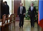 RUSSIA GOVERNMENT PUTIN MEDVEDEV CABINET MEETING