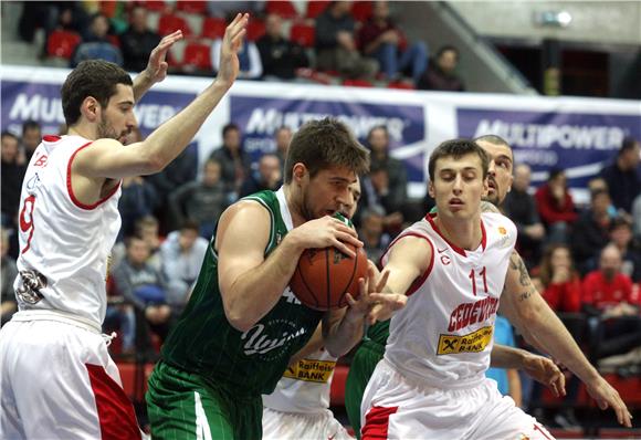 ABA liga: Cedevita - Union Olimpija 27.12.2014