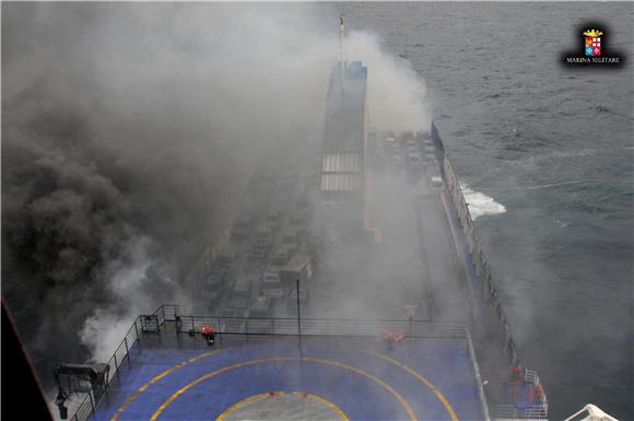 AT SEA GREECE ITALY FERRY ACCIDENT