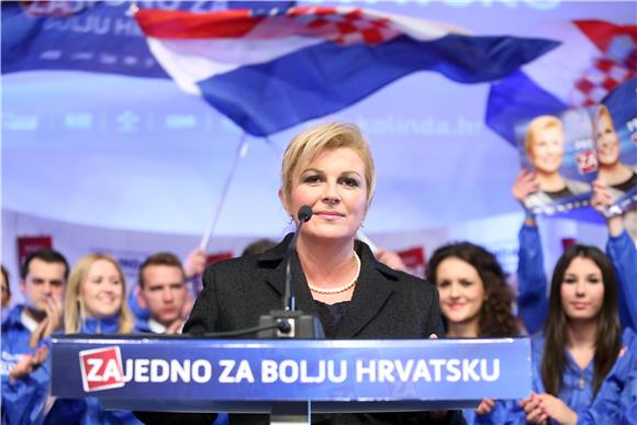 Kolinda Grabar Kitarović obratila se u stožeru