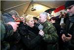 Kolinda Grabar-Kitarović posjetila branitelje u Savskoj ulici