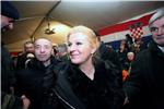 Kolinda Grabar-Kitarović posjetila branitelje u Savskoj ulici