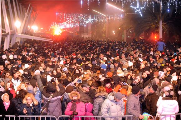 Doček Nove 2015. godine u Splitu