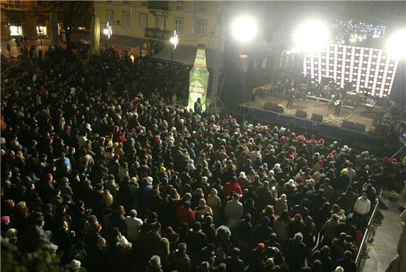 Doček Nove 2015. godine u Rijeci