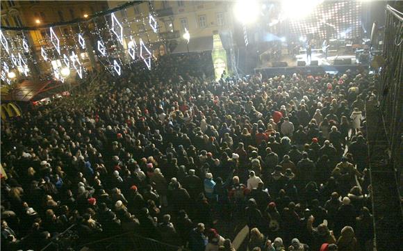 Doček Nove 2015. godine u Rijeci