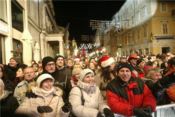 Doček Nove 2015. godine u Rijeci