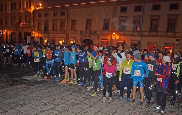 Novogodišnja utrka na ulicama Varaždina